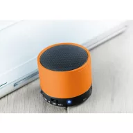 Boxa rotunda Bluetooth, materiale multiple, orange