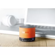 Boxa rotunda Bluetooth, materiale multiple, orange