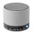 Boxa rotunda Bluetooth, materiale multiple, matt silver