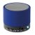 Boxa rotunda Bluetooth, materiale multiple, royal blue