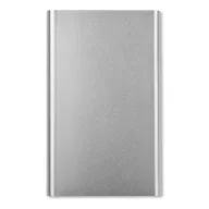 Baterie externa de 4000 mAh pl, aluminiu, matt silver