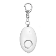 Breloc alarma, Everestus, KR0028, plastic, alb