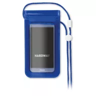 Husa impermeabila smartphone, PVC, transparent blue