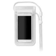 Husa impermeabila smartphone, PVC, transparent white