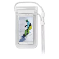 Husa impermeabila smartphone, PVC, transparent white