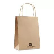 Punga mica de cadou., Paper, beige