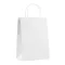 Punga medie de cadou, hartie, white