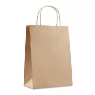 Punga medie de cadou., Paper, beige