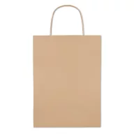 Punga medie de cadou., Paper, beige