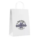 Punga mare de cadou, hartie, white
