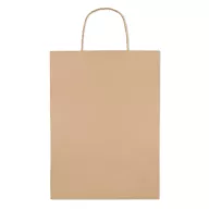 Punga mare de cadou., Paper, beige