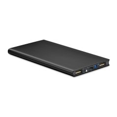 Baterie externa 8000 mAH, aluminiu, black