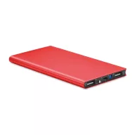 Baterie externa 8000 mAH, aluminiu, red
