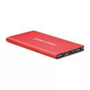 Baterie externa 8000 mAH, aluminiu, red