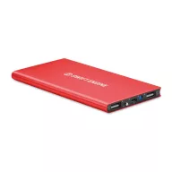 Baterie externa 8000 mAH, aluminiu, red