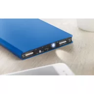 Baterie externa 8000 mAH, aluminiu, royal blue