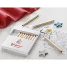 Set de colorat adulti cu 10 planse si 12 creioane colorate, 140x100 mm,  Everestus, 20APR015, carton, alb