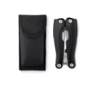 Cutit multifunctional pliabil, 11x5x2 cm, otel inoxidabil, Everestus, UM1, negru
