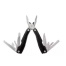 Cutit multifunctional pliabil, 11x5x2 cm, otel inoxidabil, Everestus, UM1, negru