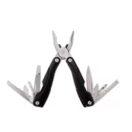   Cutit multifunctional pliabil, 11x5x2 cm, otel inoxidabil, Everestus, UM1, negru