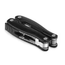 Cutit multifunctional pliabil, 11x5x2 cm, otel inoxidabil, Everestus, UM1, negru