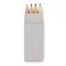 4 mini-creioane colorate, Wood, beige
