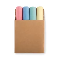 Set 4 crete, materiale multiple, beige
