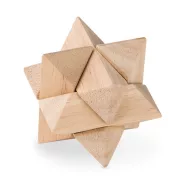 Joc de inteligenta forma stea, materiale multiple, wood
