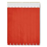 Bratara Tyvek, Paper, red