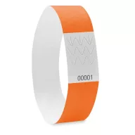 Bratara Tyvek, hartie, orange