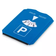 Racleta cu suport de parcare, Polystyrene, blue