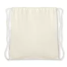 Sac cu cordon, bumbac organic, Organic bumbac, beige