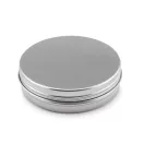 Set de cusut in cutie metalica rotunda, Everestus, 20IAN2574, Argintiu, Metal