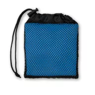   Prosop sport in husa, microfibra, poliamida, 35x80 cm, Everestus, SPF019, albastru royal