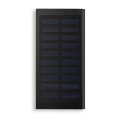 Baterie externa solara 8000mAh, aluminiu, black