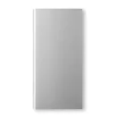 Baterie externa solara 8000mAh, aluminiu, matt silver