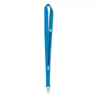 Lanyard, 2x90 cm, Everestus, 20SEP1420, Poliester, Turcoaz