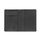 Portofel cu loc pentru pasaport, protectie RFID, Everestus, RF04, poliester, negru, 105x6x145 mm
