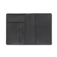   Portofel cu loc pentru pasaport, protectie RFID, Everestus, RF04, poliester, negru, 105x6x145 mm