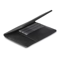   Portofel cu loc pentru pasaport, protectie RFID, Everestus, RF04, poliester, negru, 105x6x145 mm