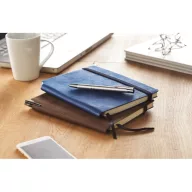   Agenda A5 cu pagini dictando, coperta moale, 21x15.5x1.2, Everestus, AG06, Poliuretan, albastru