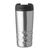   Cana de calatorie cu perete dublu, 280 ml, Everestus, TS01, otel inoxidabil, argintiu mat