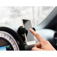   Suport telefon auto universal, Everestus, STT027, plastic, negru