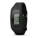 Bratara cu pedometru, Everestus, 20IAN2533, Negru, Silicon