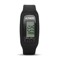 Bratara cu pedometru, Everestus, 20IAN2533, Negru, Silicon