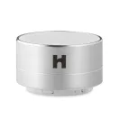 Boxa bluetooth din aluminiu, materiale multiple, matt silver