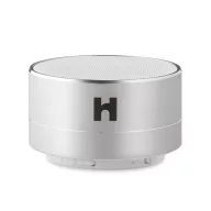 Boxa bluetooth din aluminiu, materiale multiple, matt silver