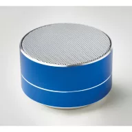Boxa bluetooth din aluminiu, materiale multiple, royal blue