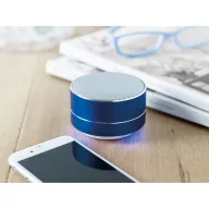 Boxa bluetooth din aluminiu, materiale multiple, royal blue