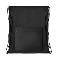 Sac mare cu cordon, poliester, black